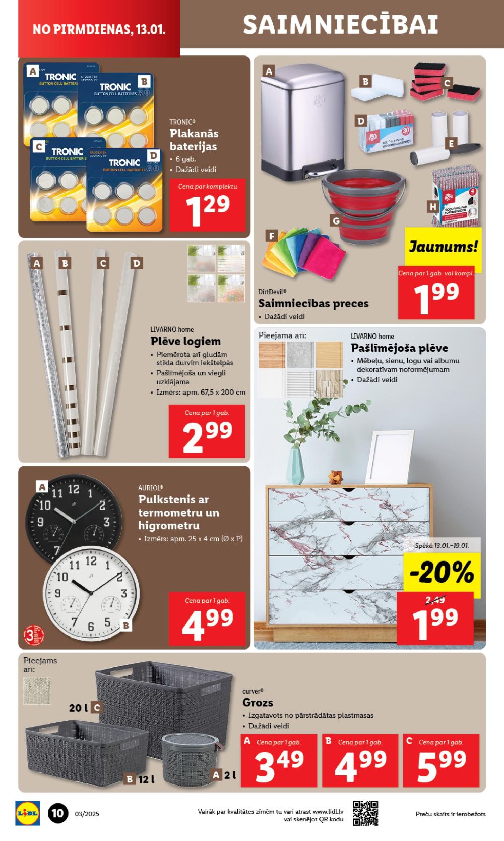 lidl - LIDL - Nepārtikas preču piedāvājums (13.01.2025 - 19.01.2025) - page: 10