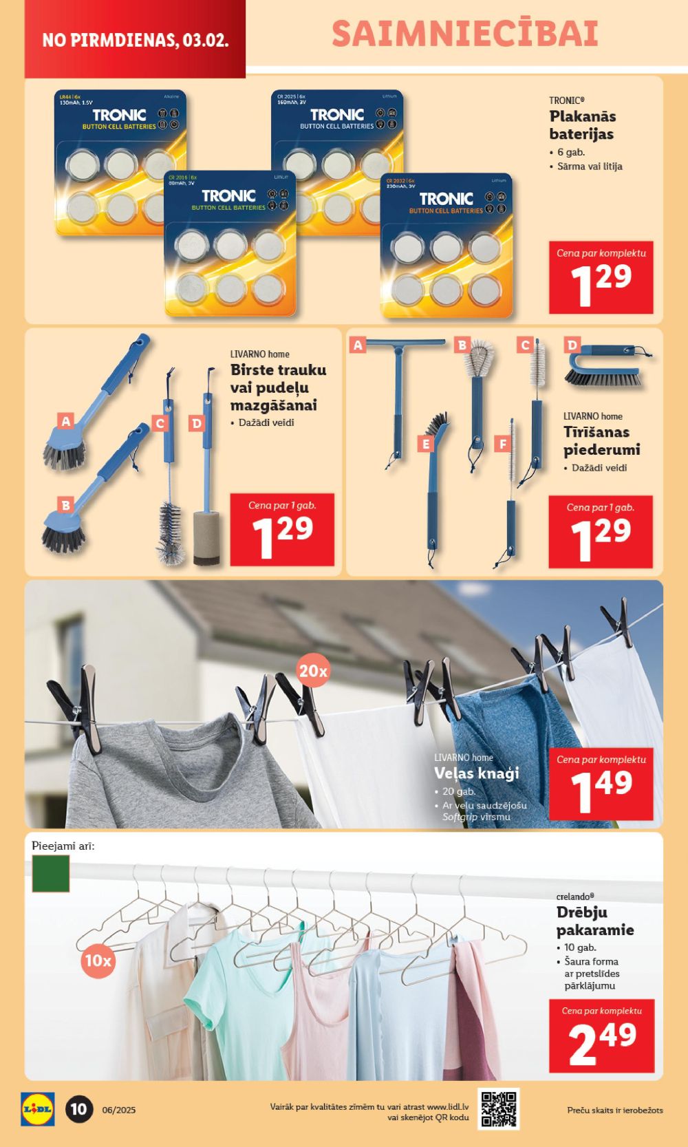 lidl - LIDL - Nepārtikas preču piedāvājums (03.02.2025 - 09.02.2025) - page: 10