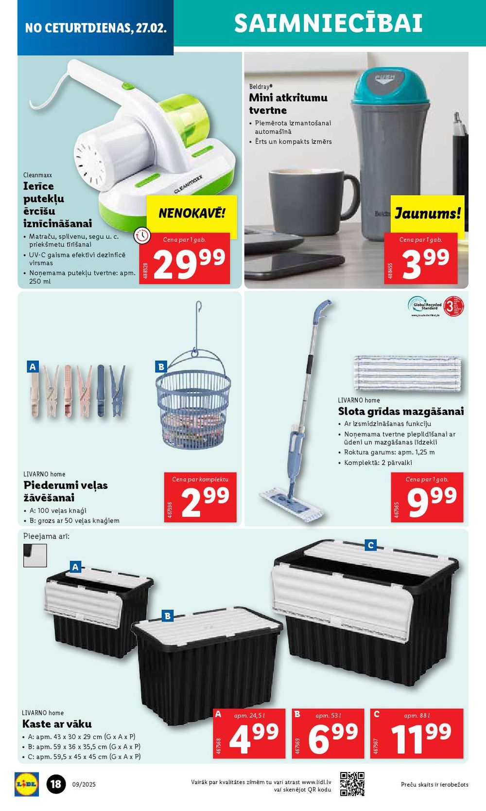 lidl - LIDL - Nepārtikas preču piedāvājums (24.02.2025 - 02.03.2025) - page: 18