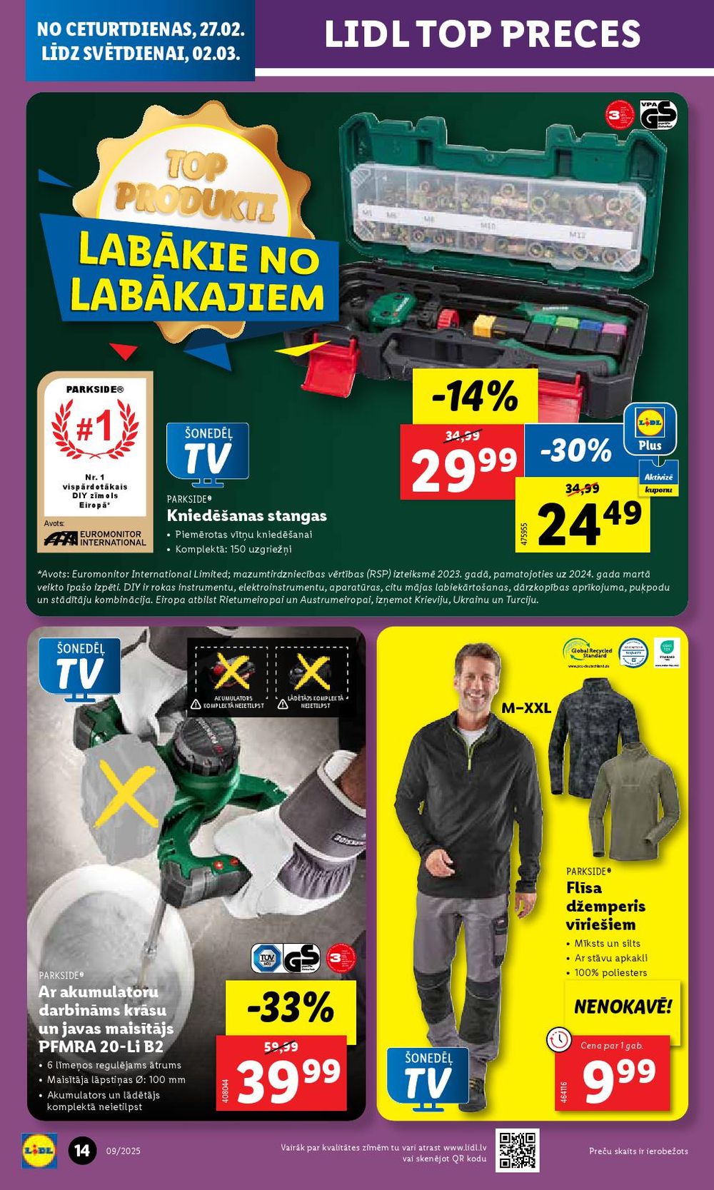 lidl - LIDL - Nepārtikas preču piedāvājums (24.02.2025 - 02.03.2025) - page: 14