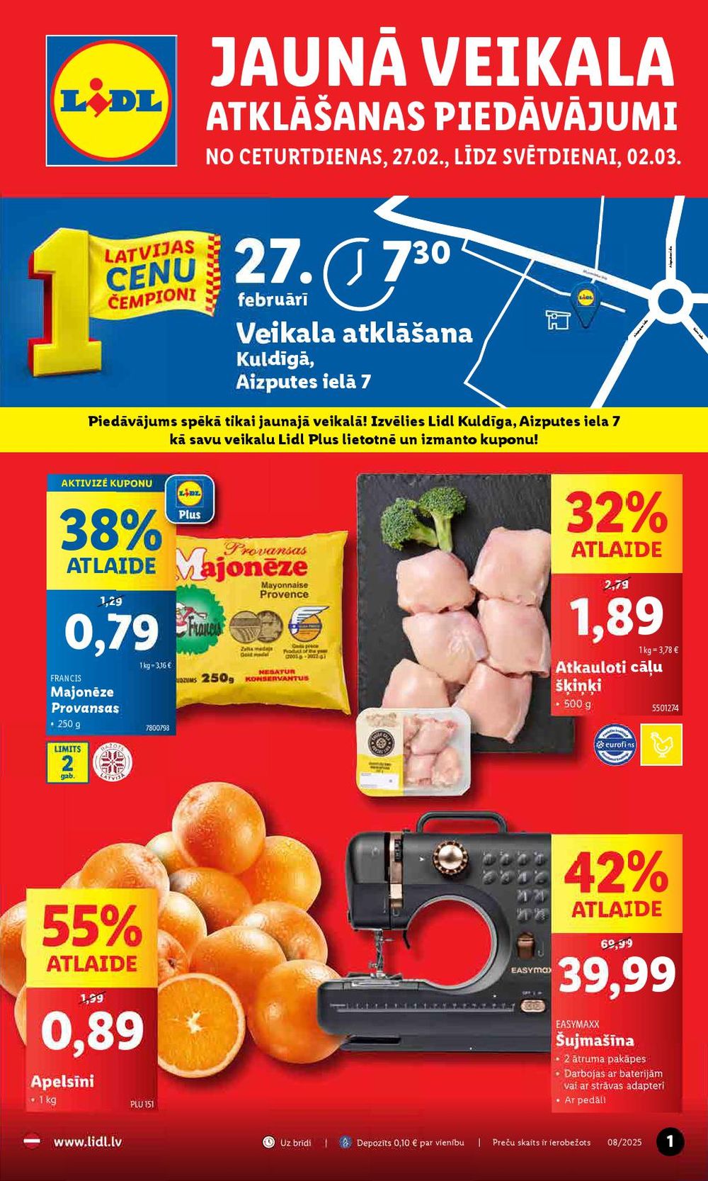 lidl - LIDL - Jauns veikals Kuldīgā! (27.02.2025 - 02.03.2025)