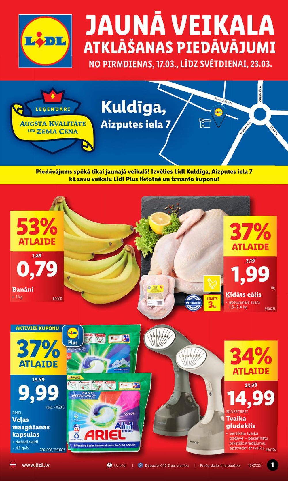 lidl - LIDL - Jauns veikals Kuldīgā! (17.03.2025 - 23.03.2025)