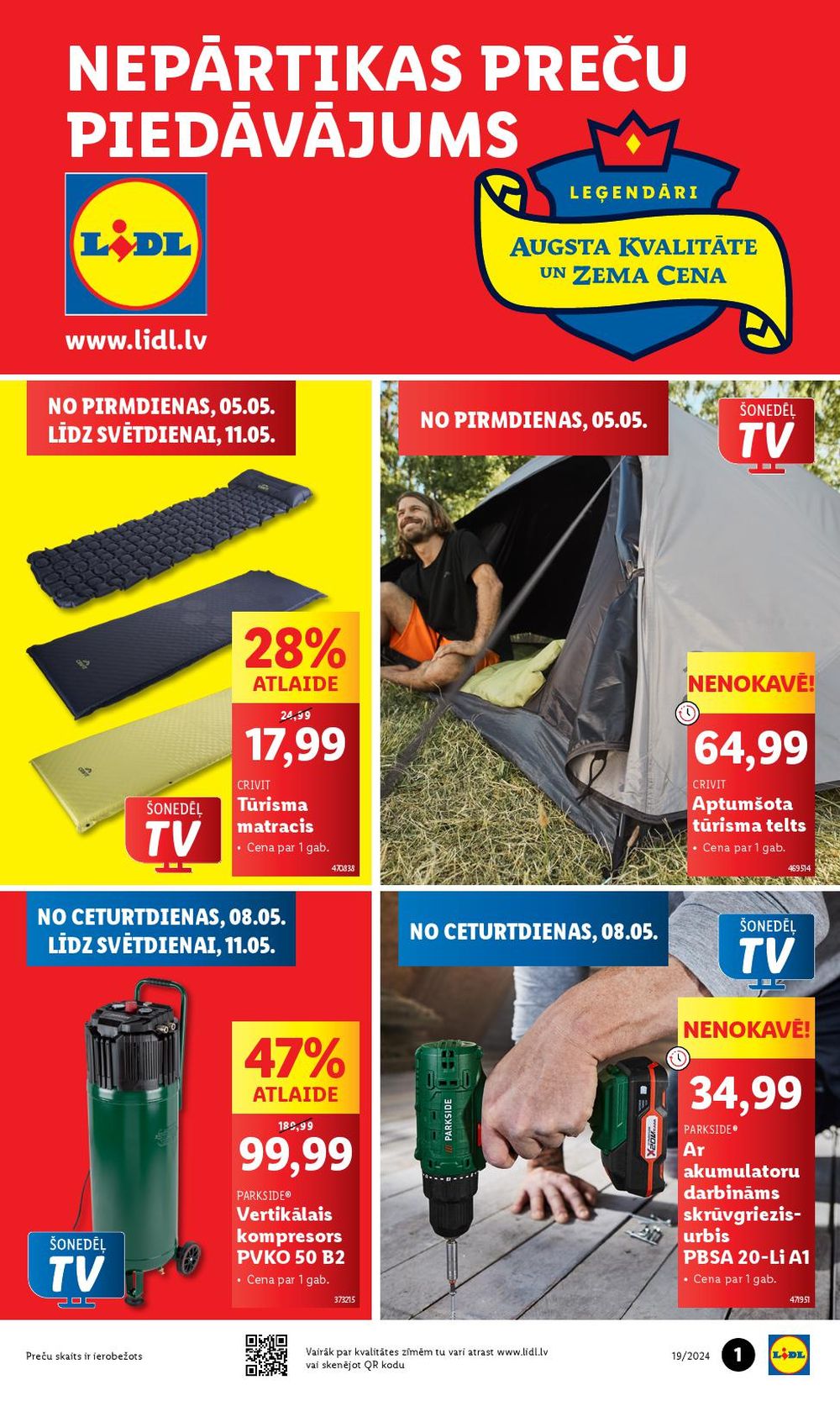 lidl - LIDL - Nepārtikas preču piedāvājums (05.05.2025 - 11.05.2025)