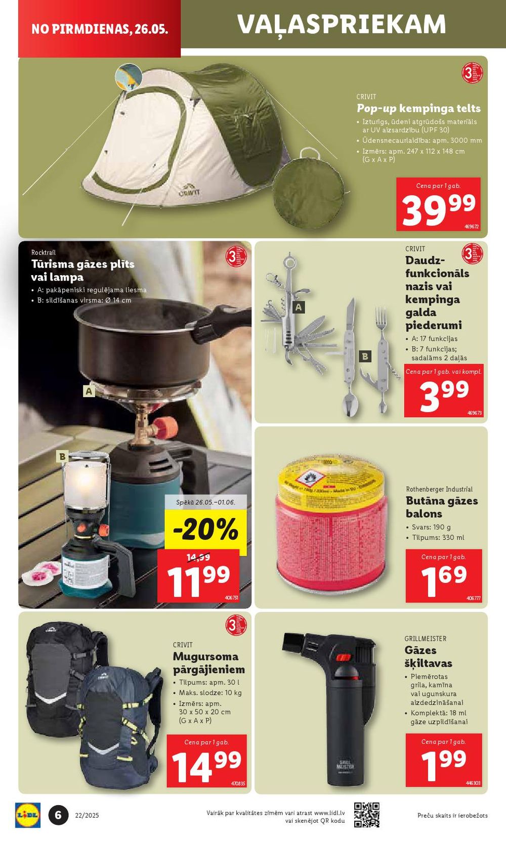 lidl - LIDL - Nepārtikas preču piedāvājums (26.05.2025 - 01.06.2025) - page: 6