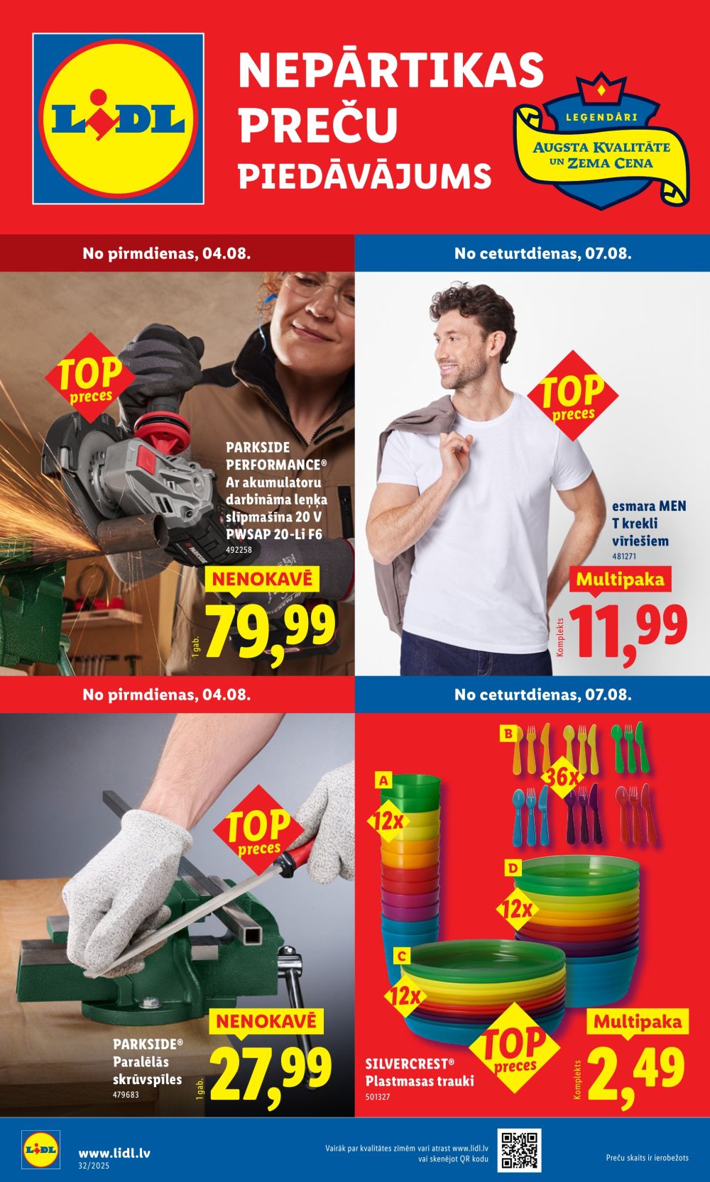 lidl - LIDL - Nepārtikas preču piedāvājums (04.08.2025 - 10.08.2025)