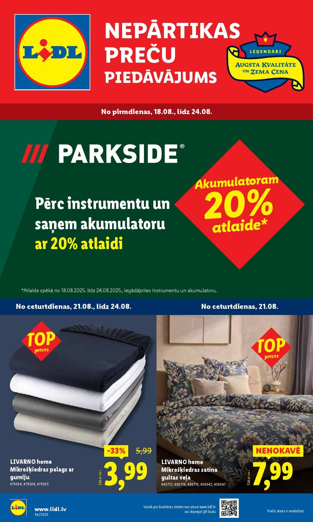 lidl - LIDL - Nepārtikas preču piedāvājums (18.08.2025 - 24.08.2025)