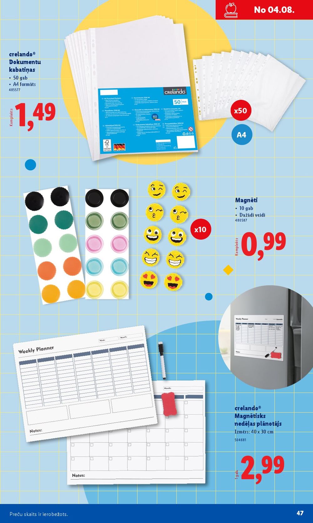 lidl - LIDL - Skolas preču katalogs - page: 47 lidl - LIDL - Skolas preču katalogs - page: 47
