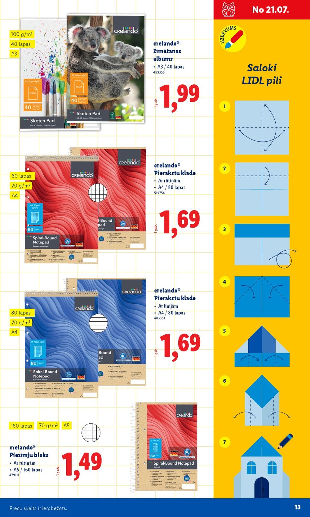 lidl - LIDL - Skolas preču katalogs - page: 13 lidl - LIDL - Skolas preču katalogs - page: 13
