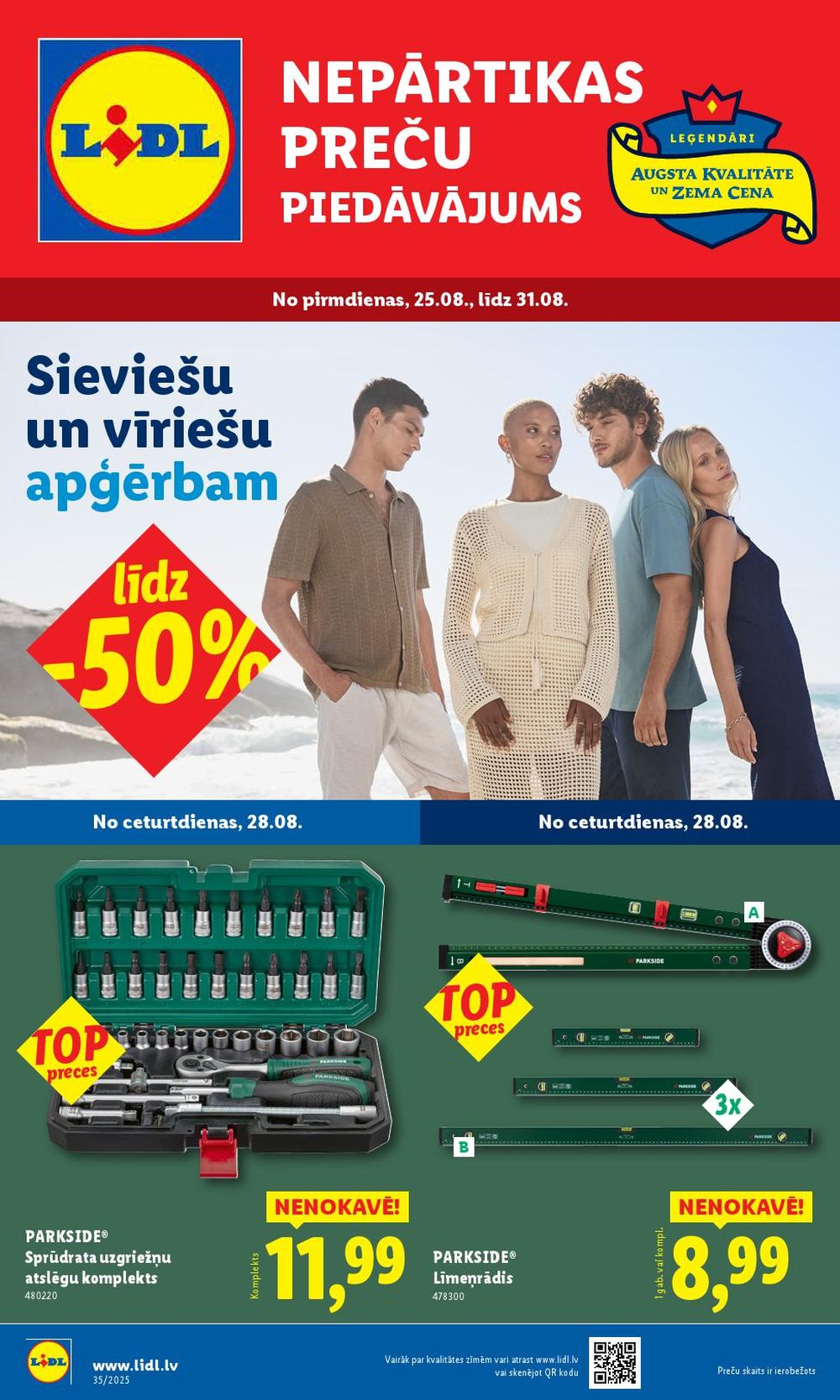lidl - LIDL - Nepārtikas preču piedāvājums (25.08.2025 - 31.08.2025)