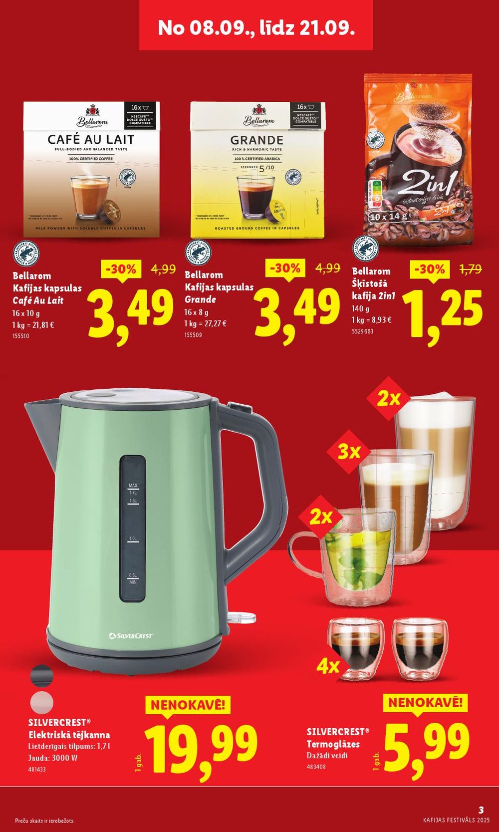 lidl - LIDL - Kafijas festivāls (08.09.2025 - 21.09.2025) - page: 3