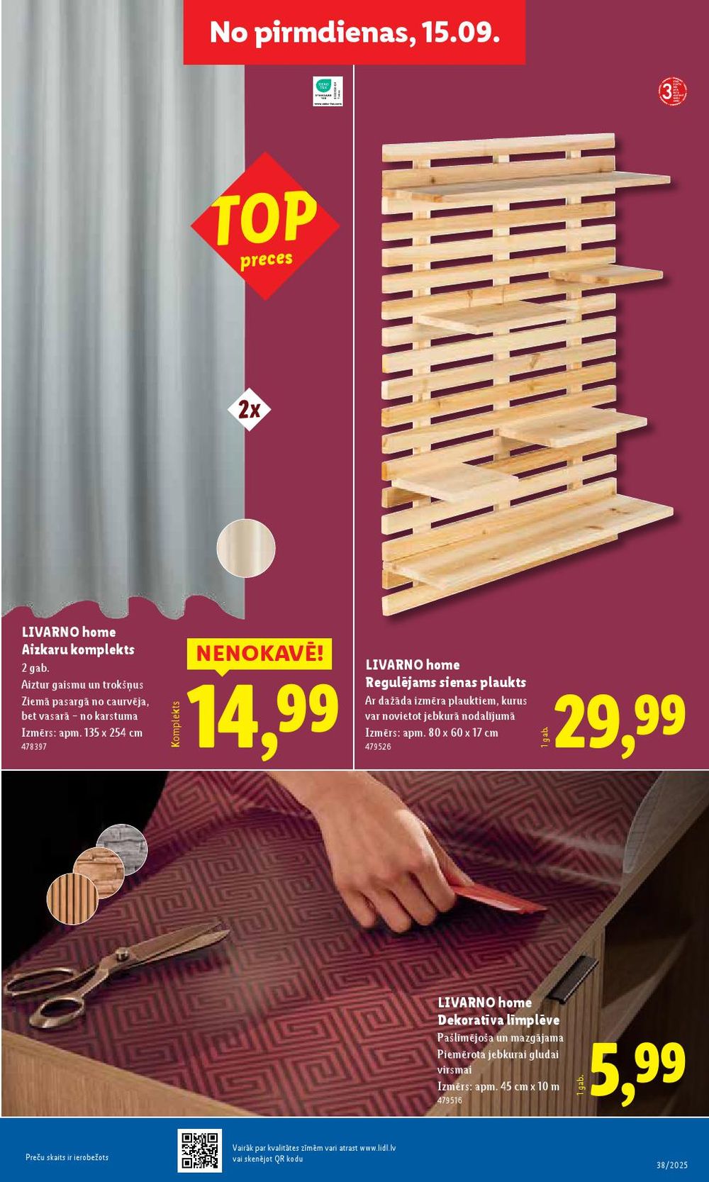 lidl - LIDL - Nepārtikas preču piedāvājums (15.09.2025 - 21.09.2025) - page: 3