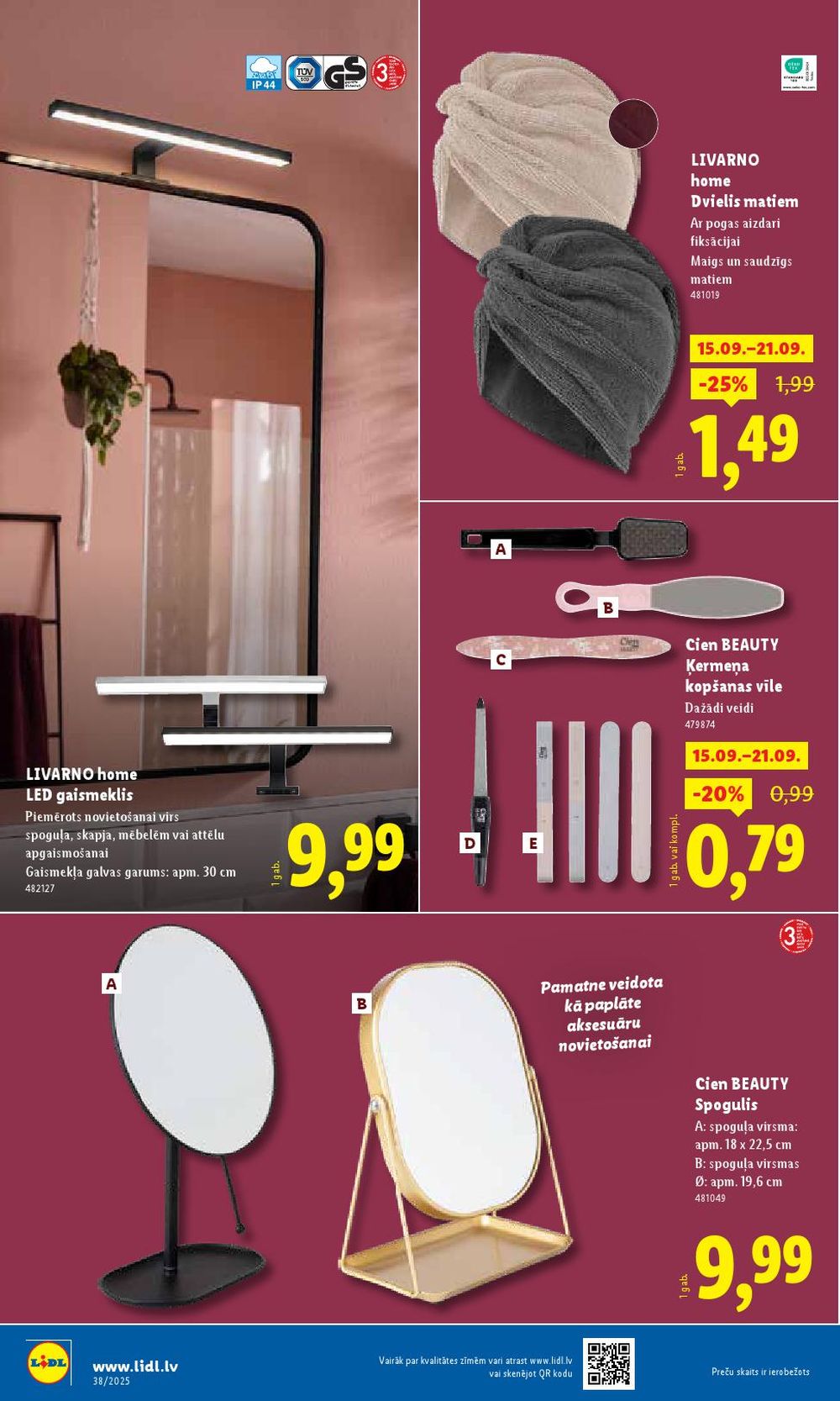 lidl - LIDL - Nepārtikas preču piedāvājums (15.09.2025 - 21.09.2025) - page: 8