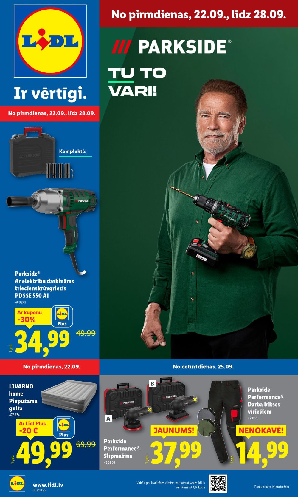 lidl - LIDL - Nepārtikas preču piedāvājums (22.09.2025 - 28.09.2025)