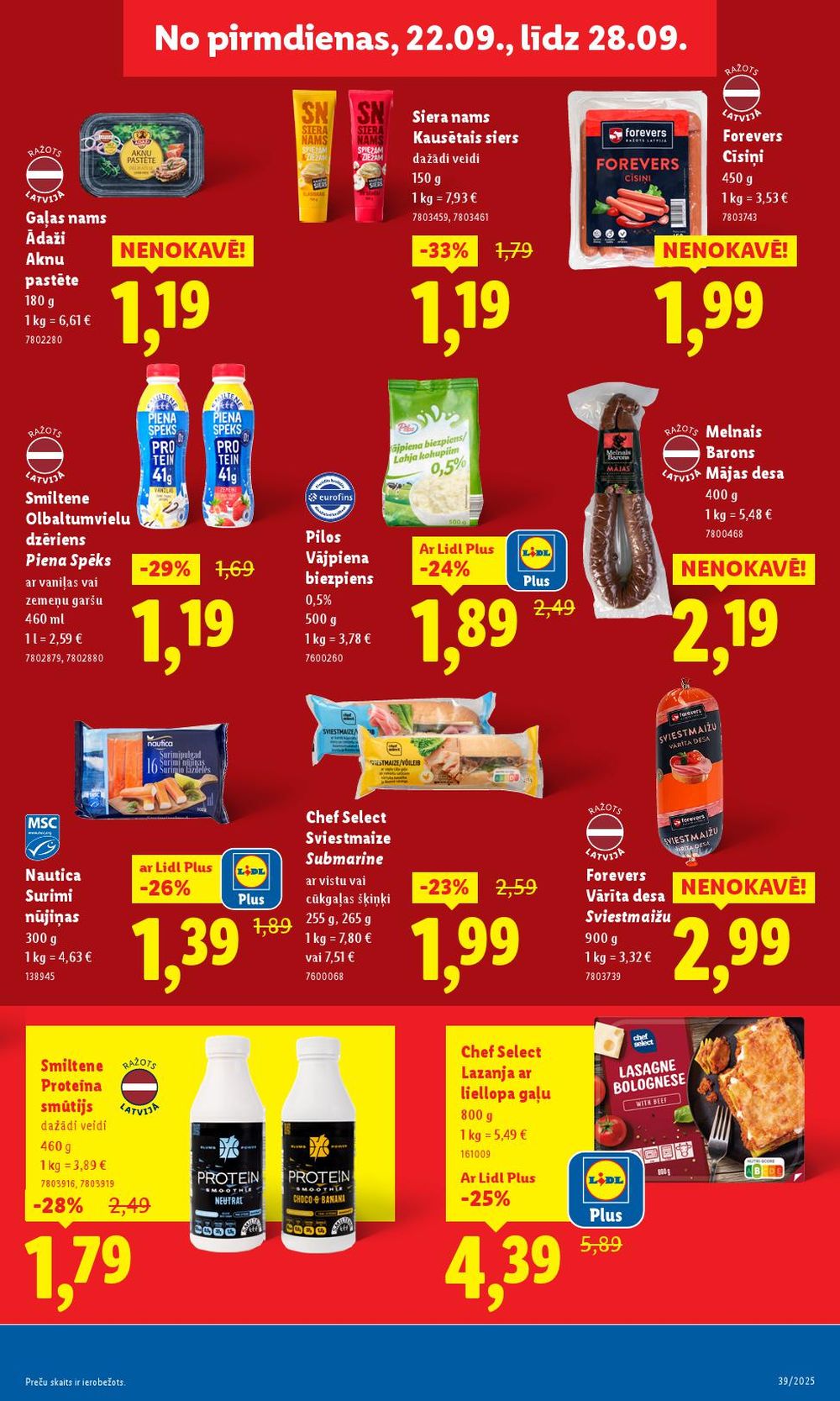 lidl - LIDL (25.09.2025 - 28.09.2025) - page: 39 lidl - LIDL (25.09.2025 - 28.09.2025) - page: 39