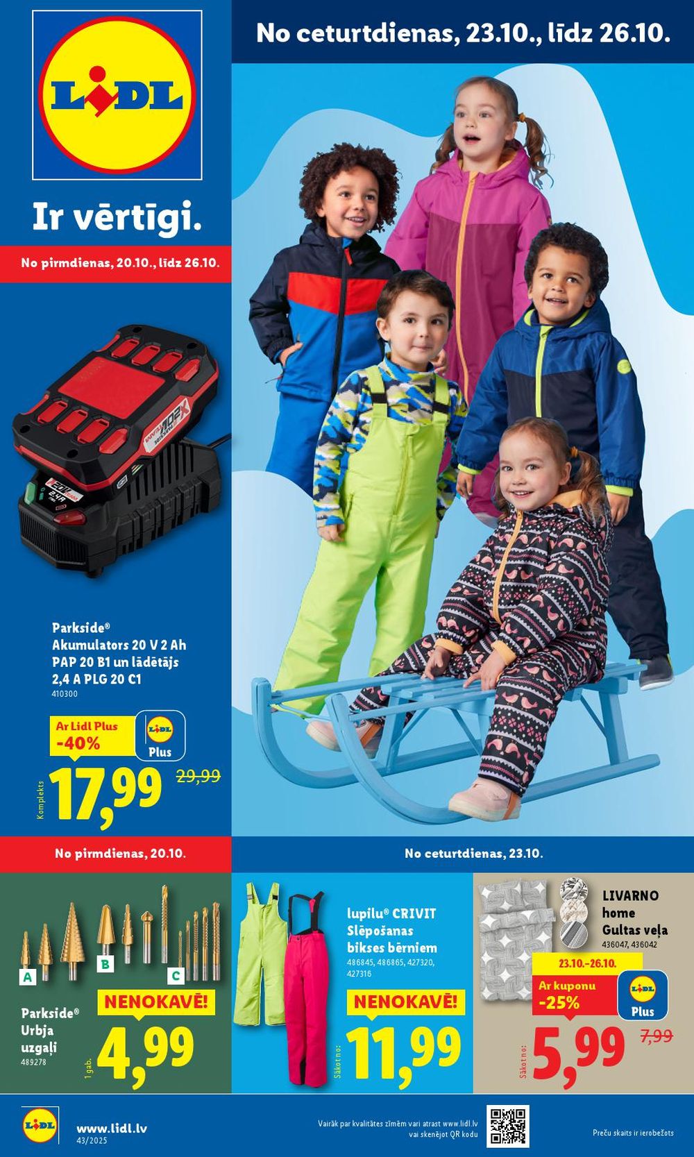 lidl - LIDL - Nepārtikas preču piedāvājums (20.10.2025 - 26.10.2025)