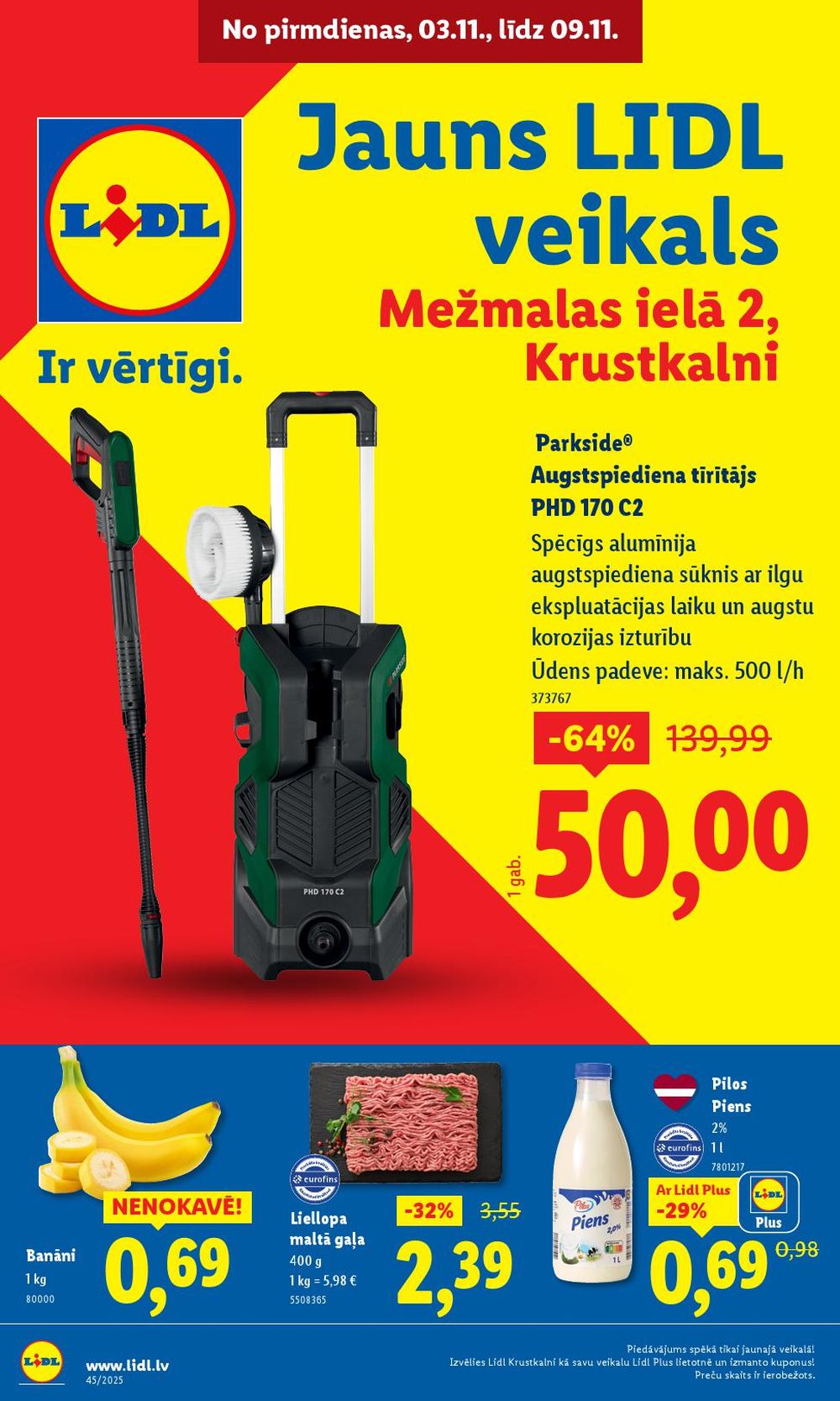 lidl - LIDL - Jauns veikals Krustkalnos (03.11.2025 - 09.11.2025)