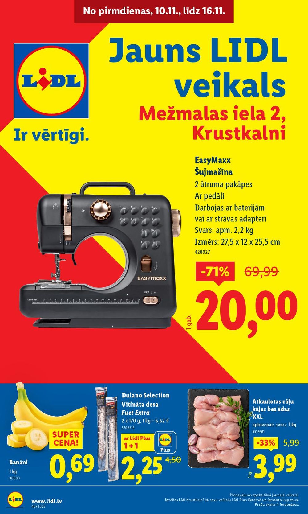 lidl - LIDL - Jauns veikals Krustkalnos (10.11.2025 - 16.11.2025)