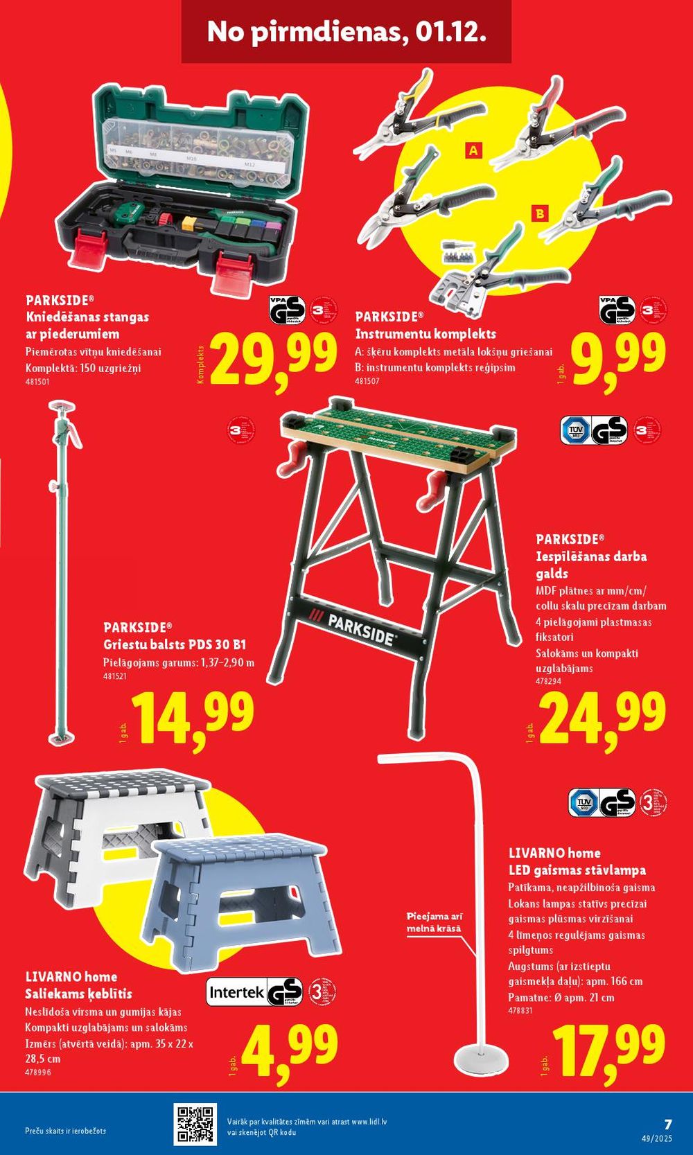 lidl - LIDL - Nepārtikas preču piedāvājums (01.12.2025 - 07.12.2025) - page: 7