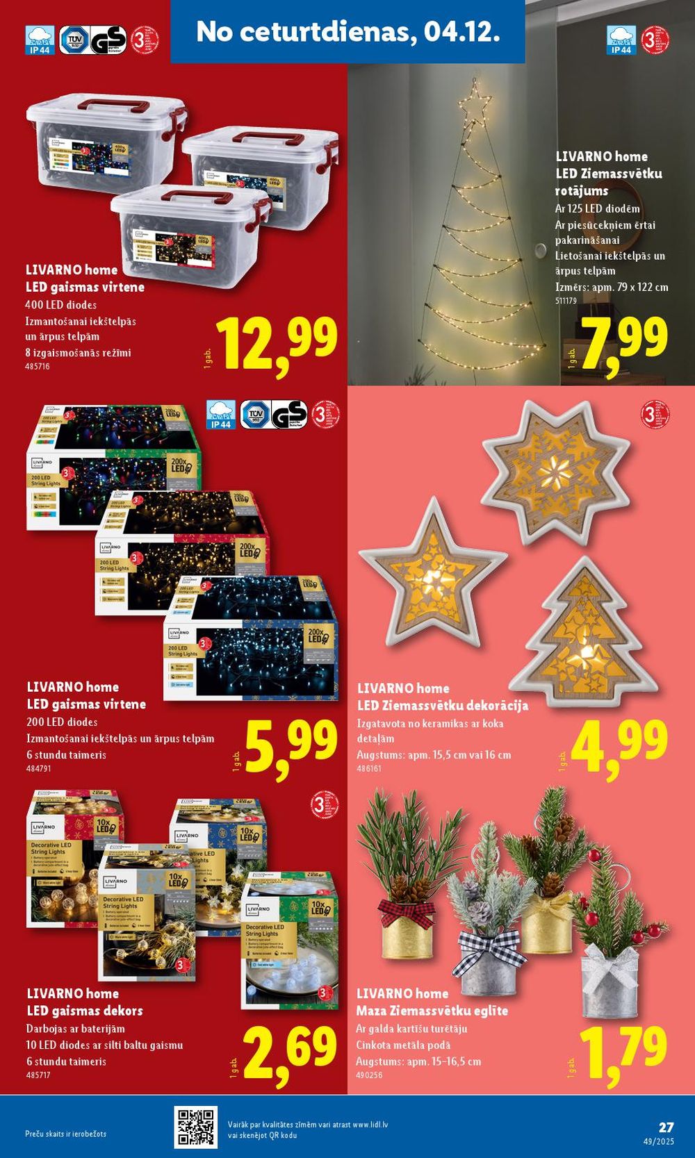 lidl - LIDL - Nepārtikas preču piedāvājums (01.12.2025 - 07.12.2025) - page: 27
