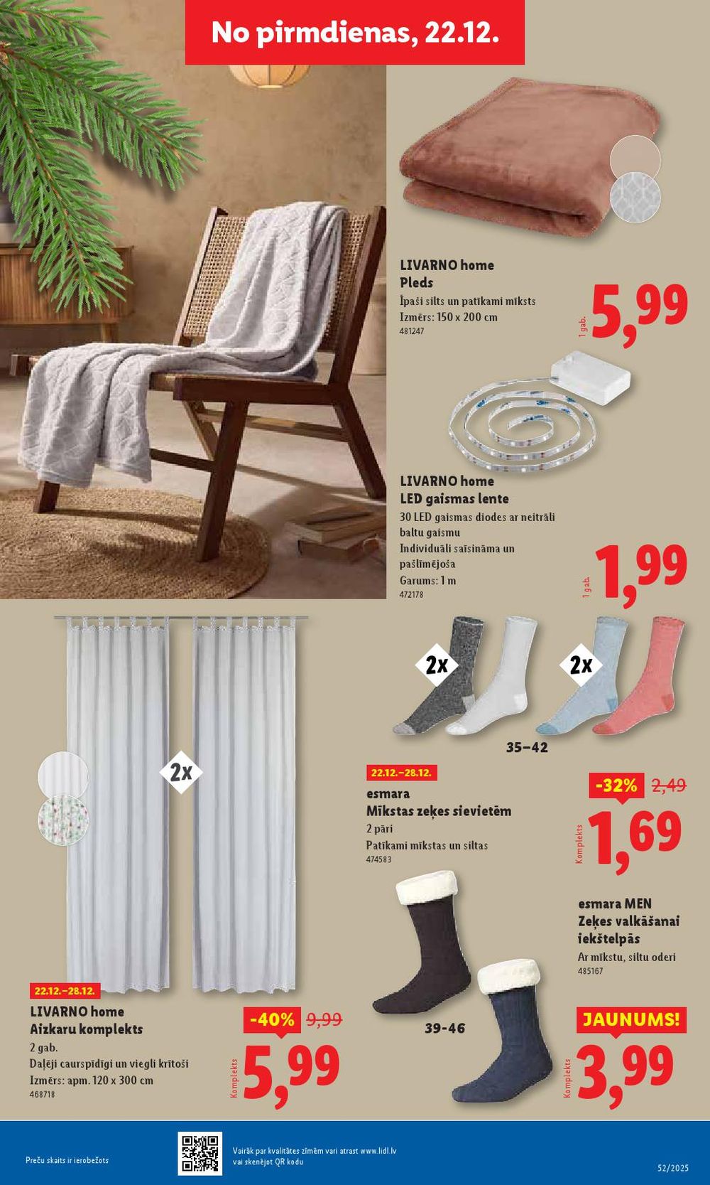 lidl - LIDL - Nepārtikas preču piedāvājums (22.12.2025 - 28.12.2025) - page: 7