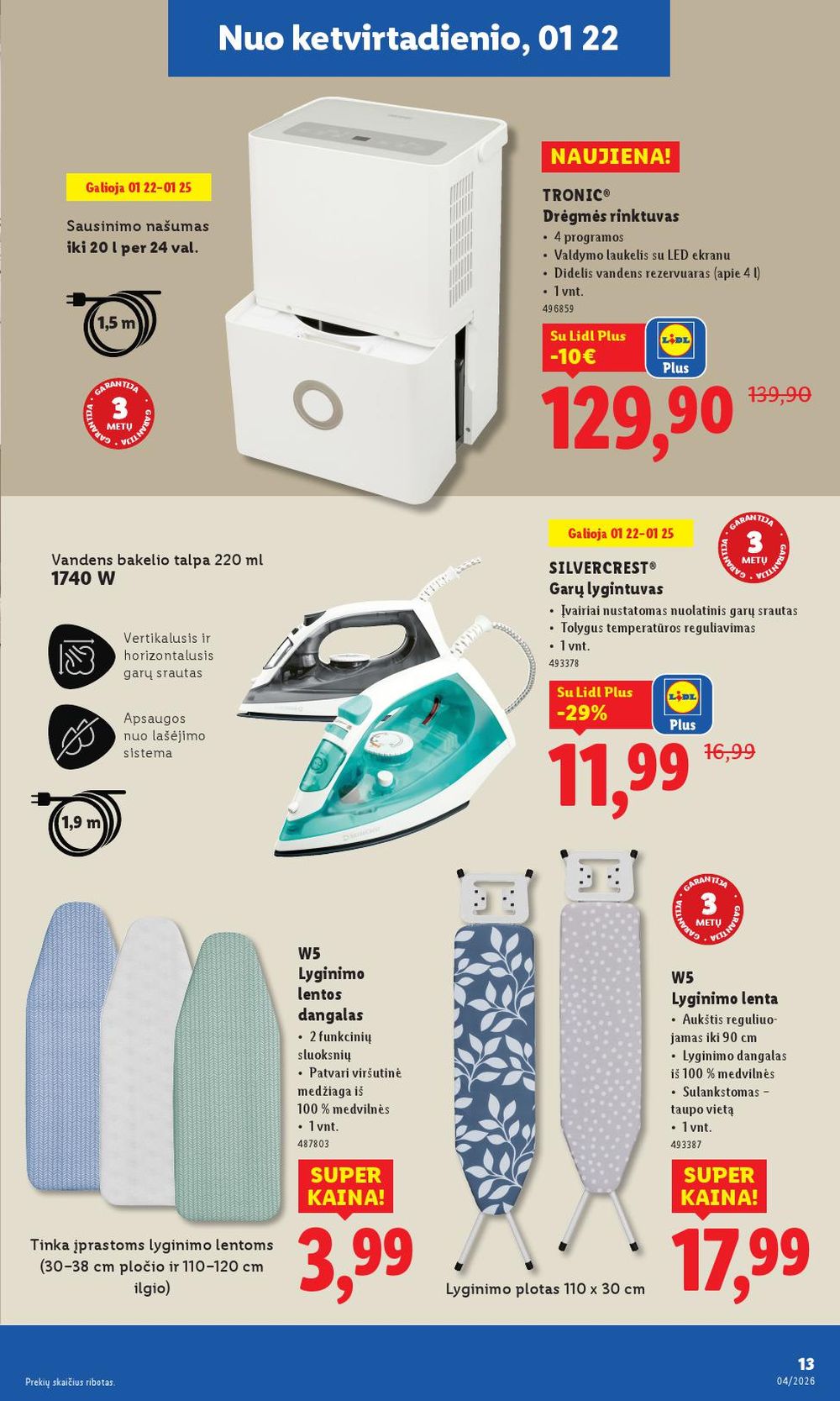 lidl - LIDL - Nepārtikas preču piedāvājums (19.01.2026 - 25.01.2026) - page: 13