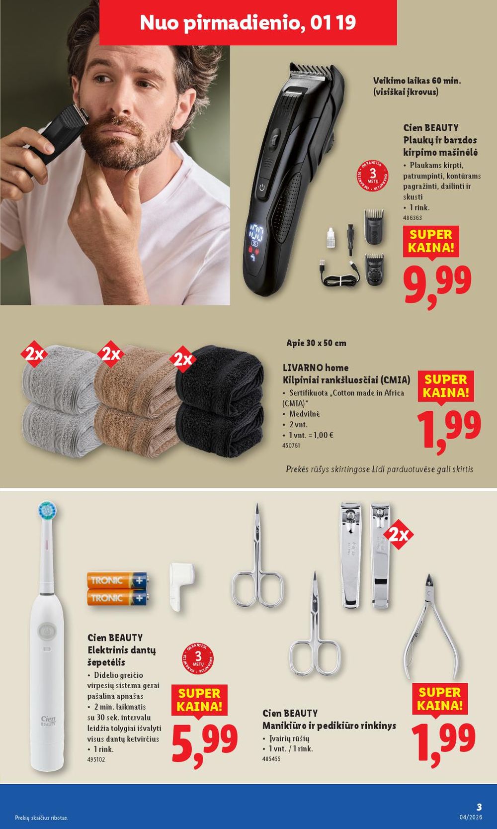 lidl - LIDL - Nepārtikas preču piedāvājums (19.01.2026 - 25.01.2026) - page: 3