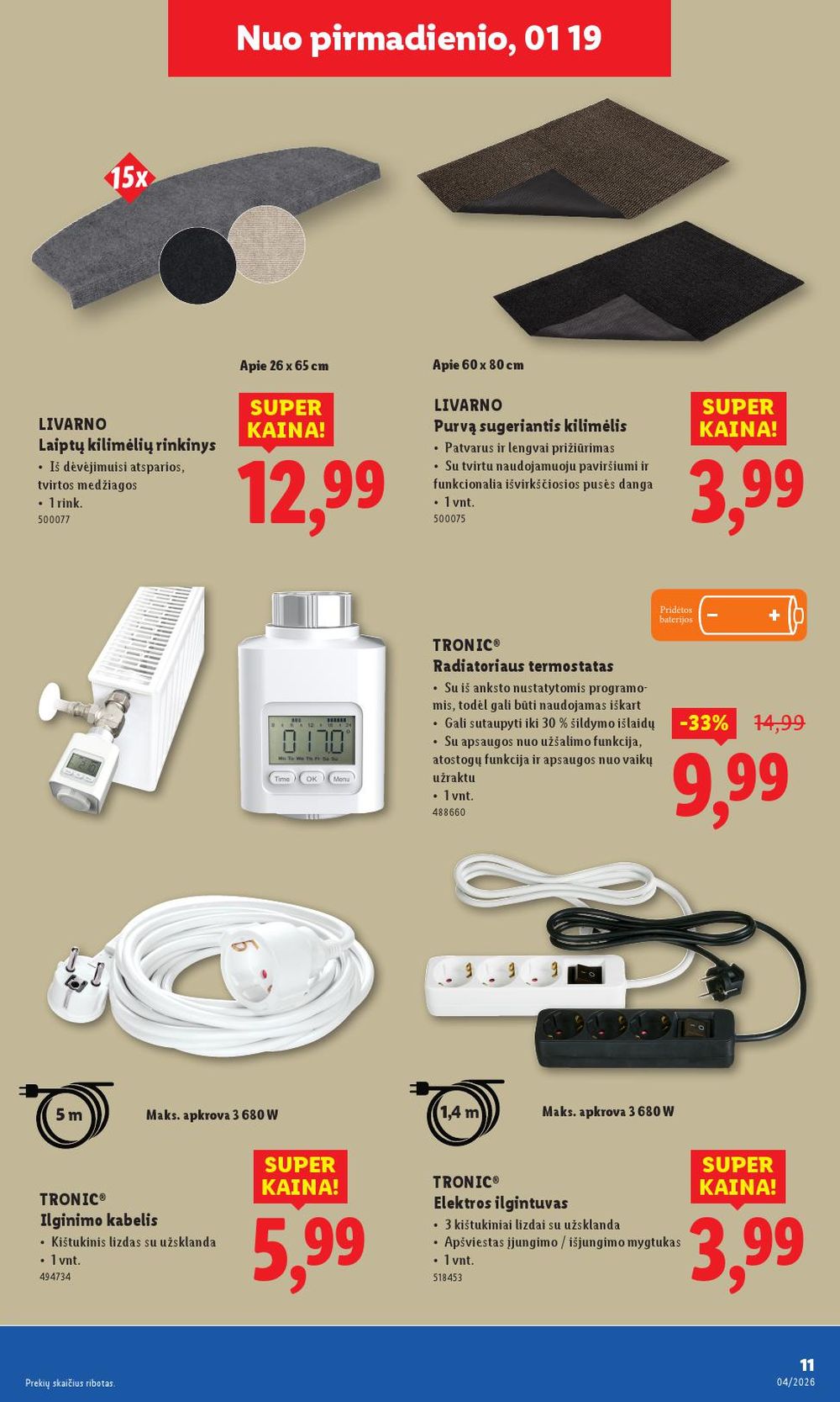 lidl - LIDL - Nepārtikas preču piedāvājums (19.01.2026 - 25.01.2026) - page: 11