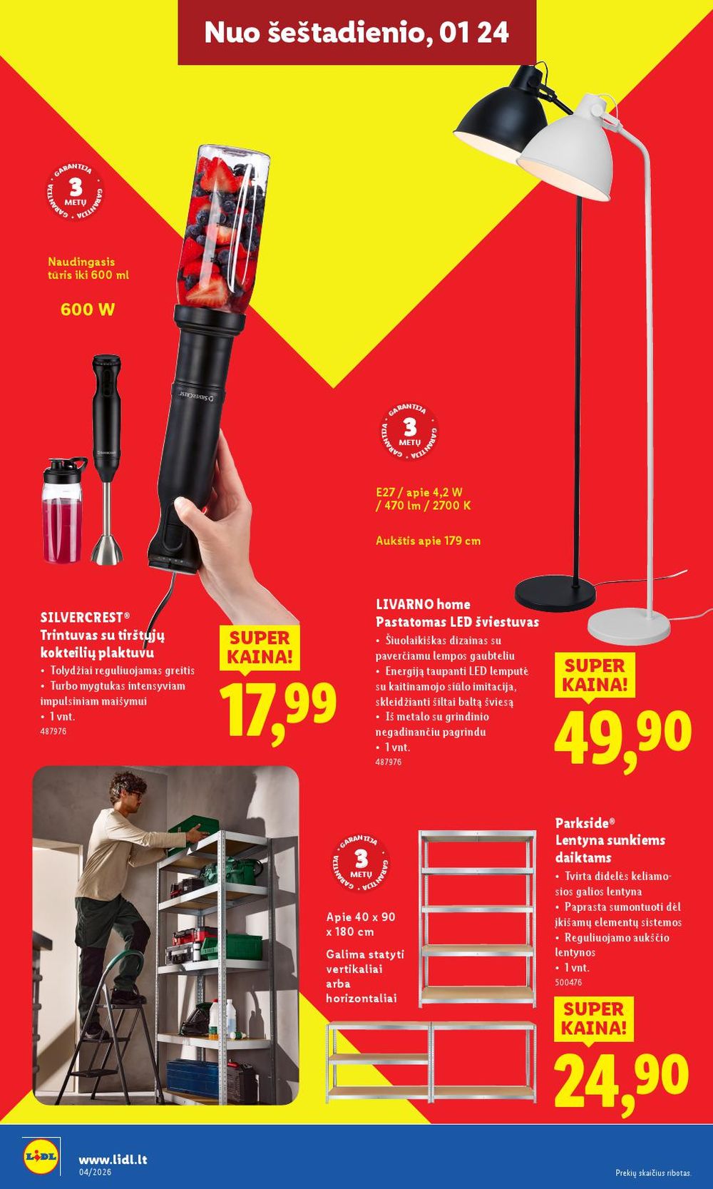 lidl - LIDL - Nepārtikas preču piedāvājums (19.01.2026 - 25.01.2026) - page: 28