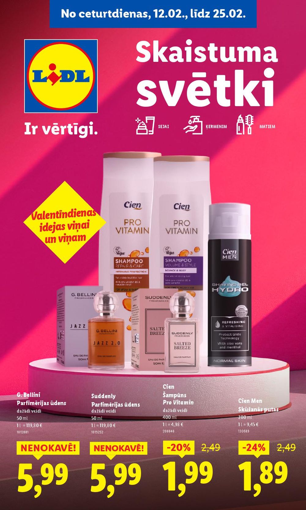 lidl - LIDL - Skaistuma svētki (12.02.2026 - 25.02.2026) - page: 1