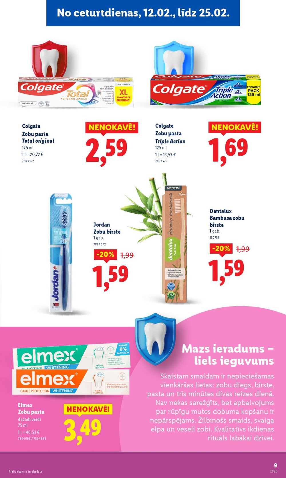 lidl - LIDL - Skaistuma svētki (12.02.2026 - 25.02.2026) - page: 9