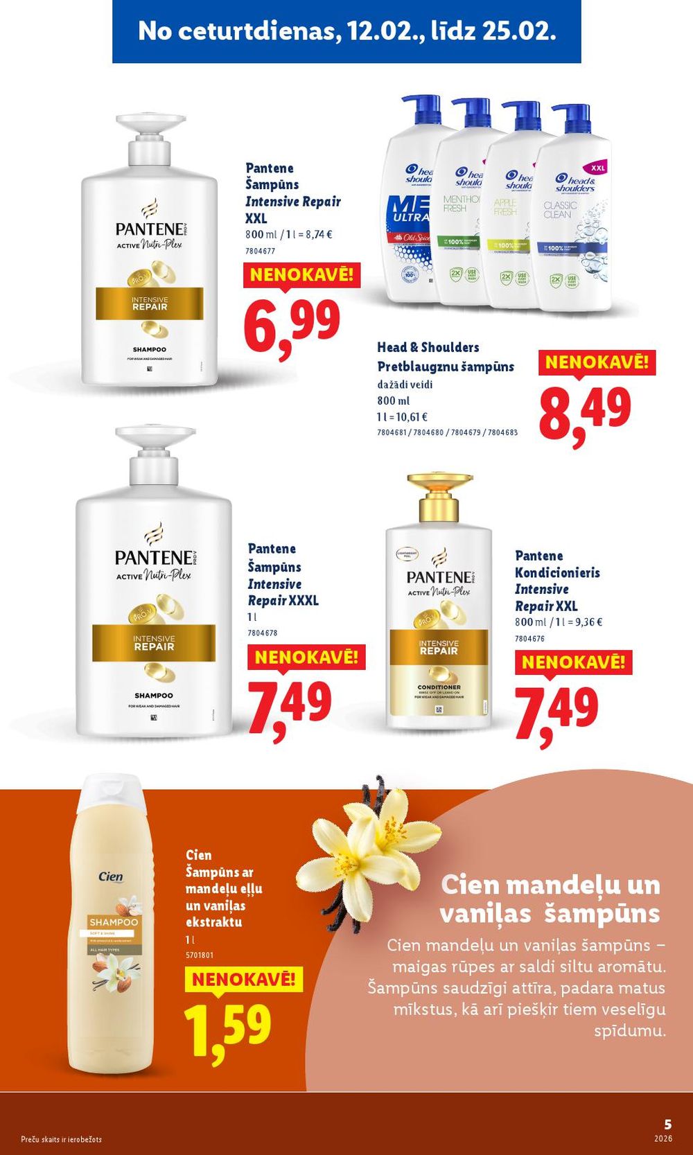 lidl - LIDL - Skaistuma svētki (12.02.2026 - 25.02.2026) - page: 5