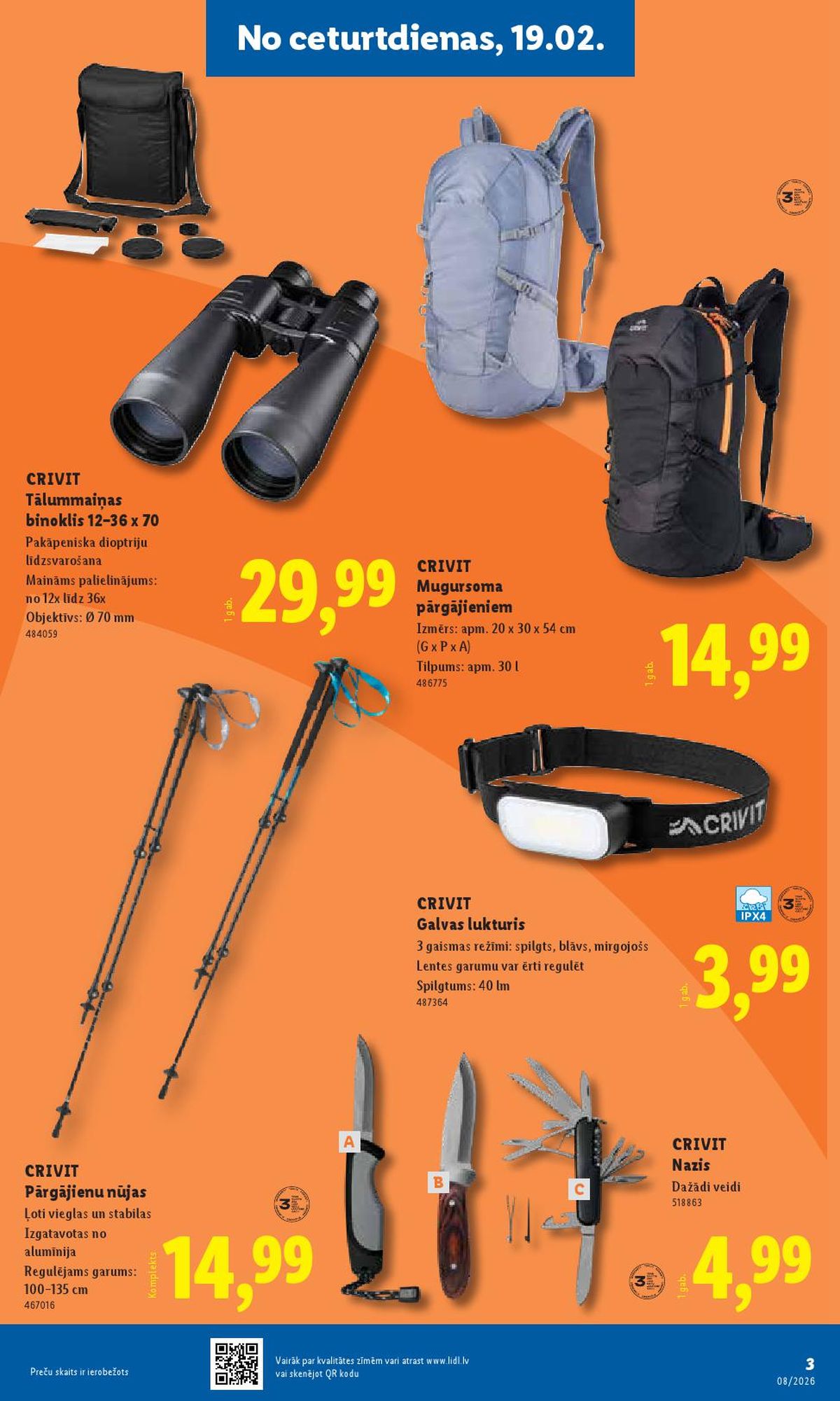 lidl - LIDL - CRIVIT: Sportam un atpūtai (19.02.2026 - ) - page: 3