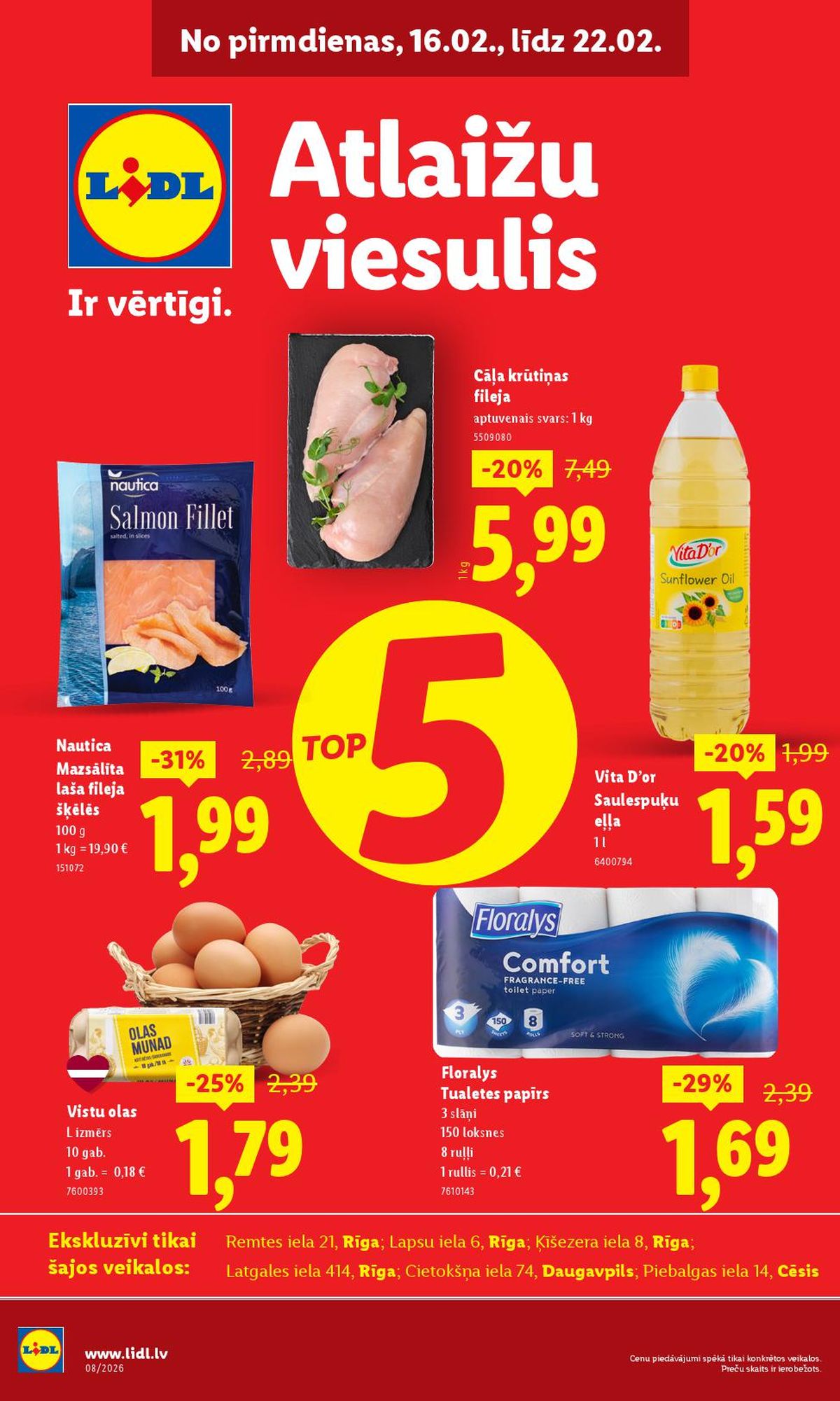 lidl - LIDL - Atlaižu viesulis (16.02.2026 - 22.02.2026)
