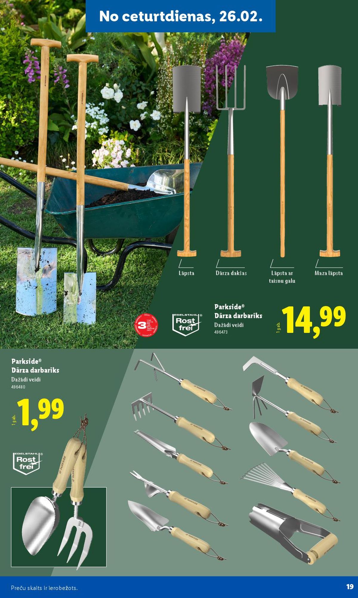 lidl - LIDL - Lai dārzs zaļo! (16.02.2026 - ) - page: 19