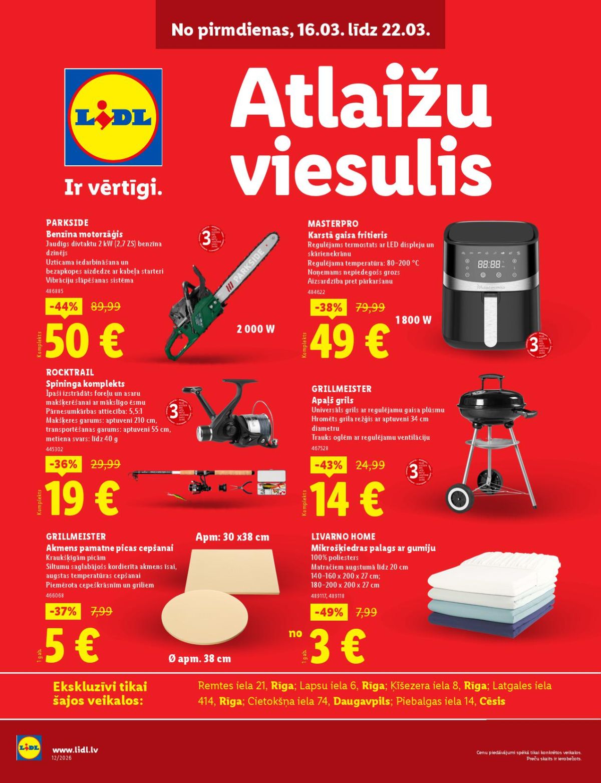 lidl - LIDL - Atlaižu viesulis (16.03.2026 - 22.03.2026)