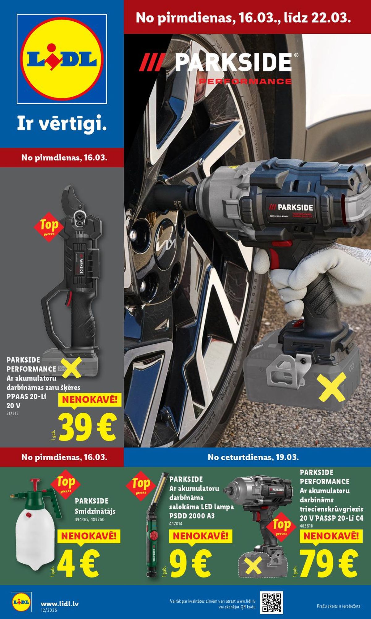 lidl - LIDL - Nepārtikas preču piedāvājums (16.03.2026 - 22.03.2026)