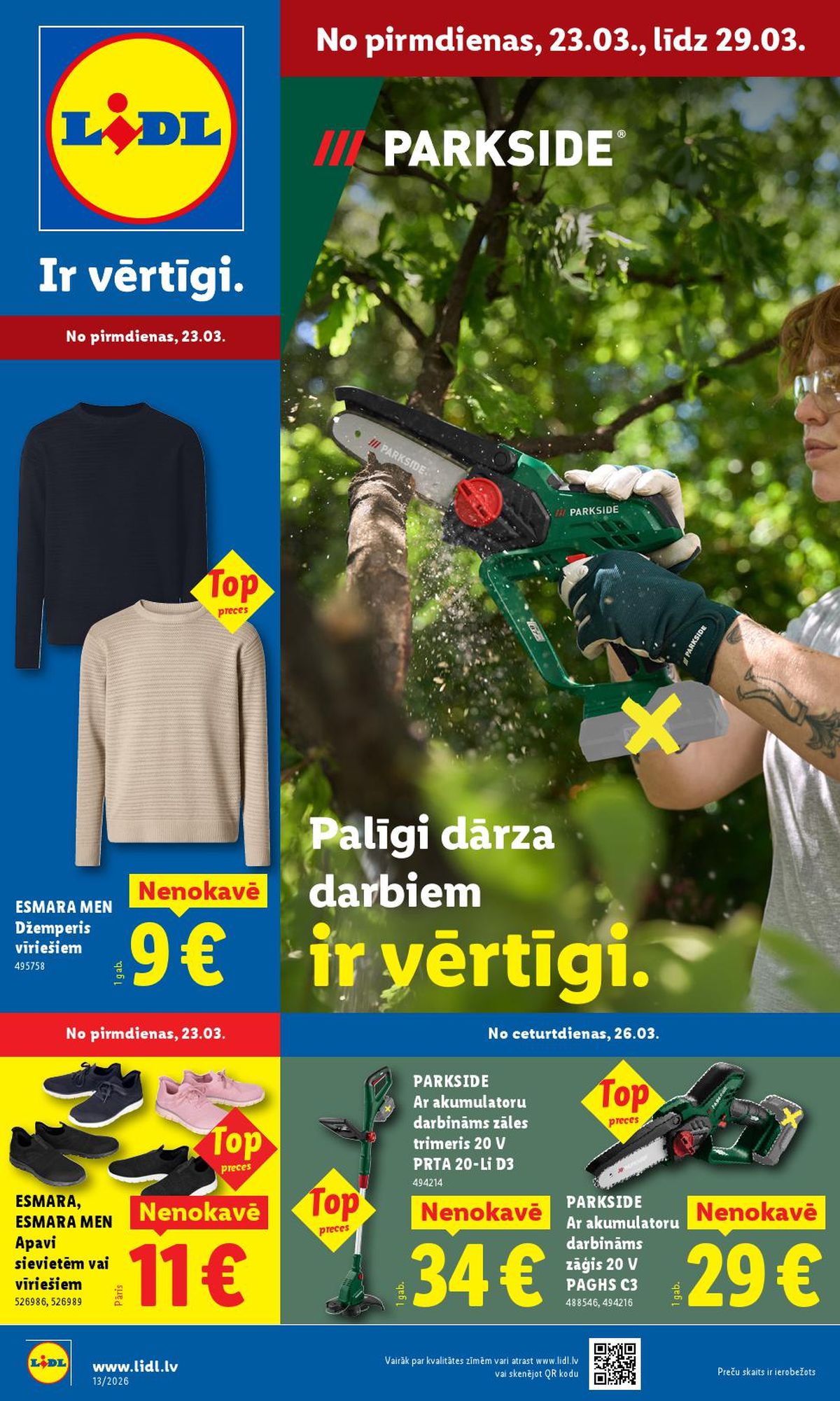 lidl - LIDL - Nepārtikas preču piedāvājums (23.03.2026 - 29.03.2026)
