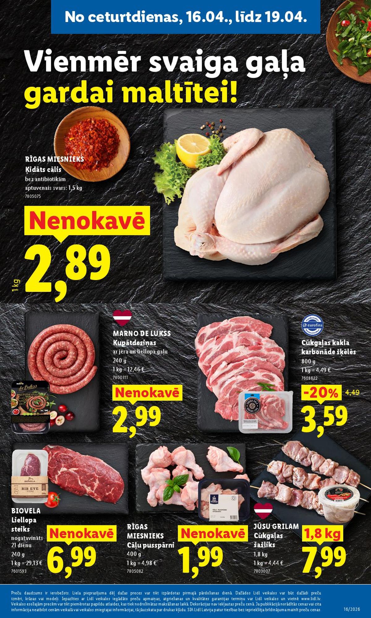lidl - LIDL - Aktuālais akciju buklets (13.04.2026 - 19.04.2026) - page: 23