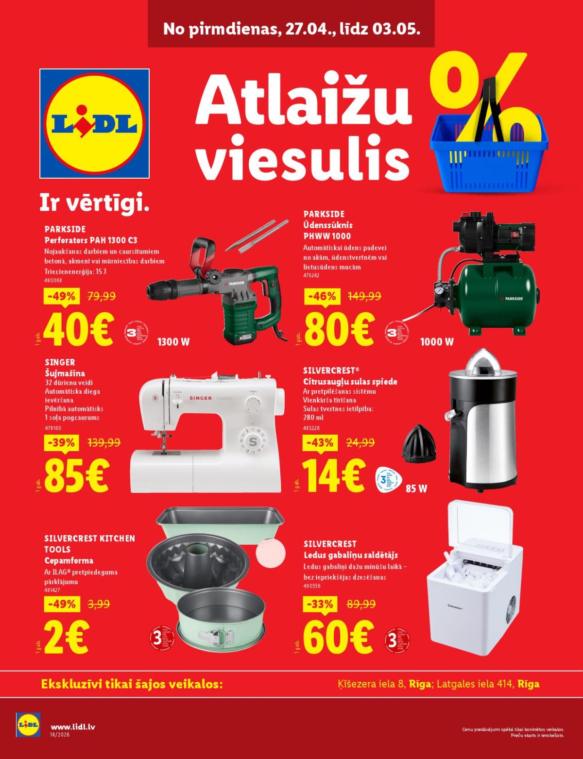 lidl - LIDL - Atlaižu viesulis (27.04.2026 - 03.05.2026)