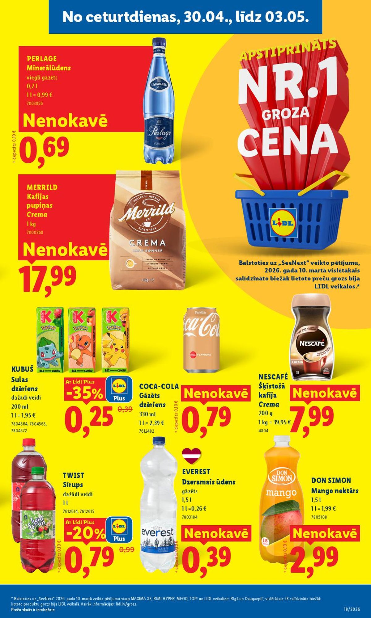 lidl - LIDL - Aktuālais akciju buklets (27.04.2026 - 03.05.2026) - page: 15