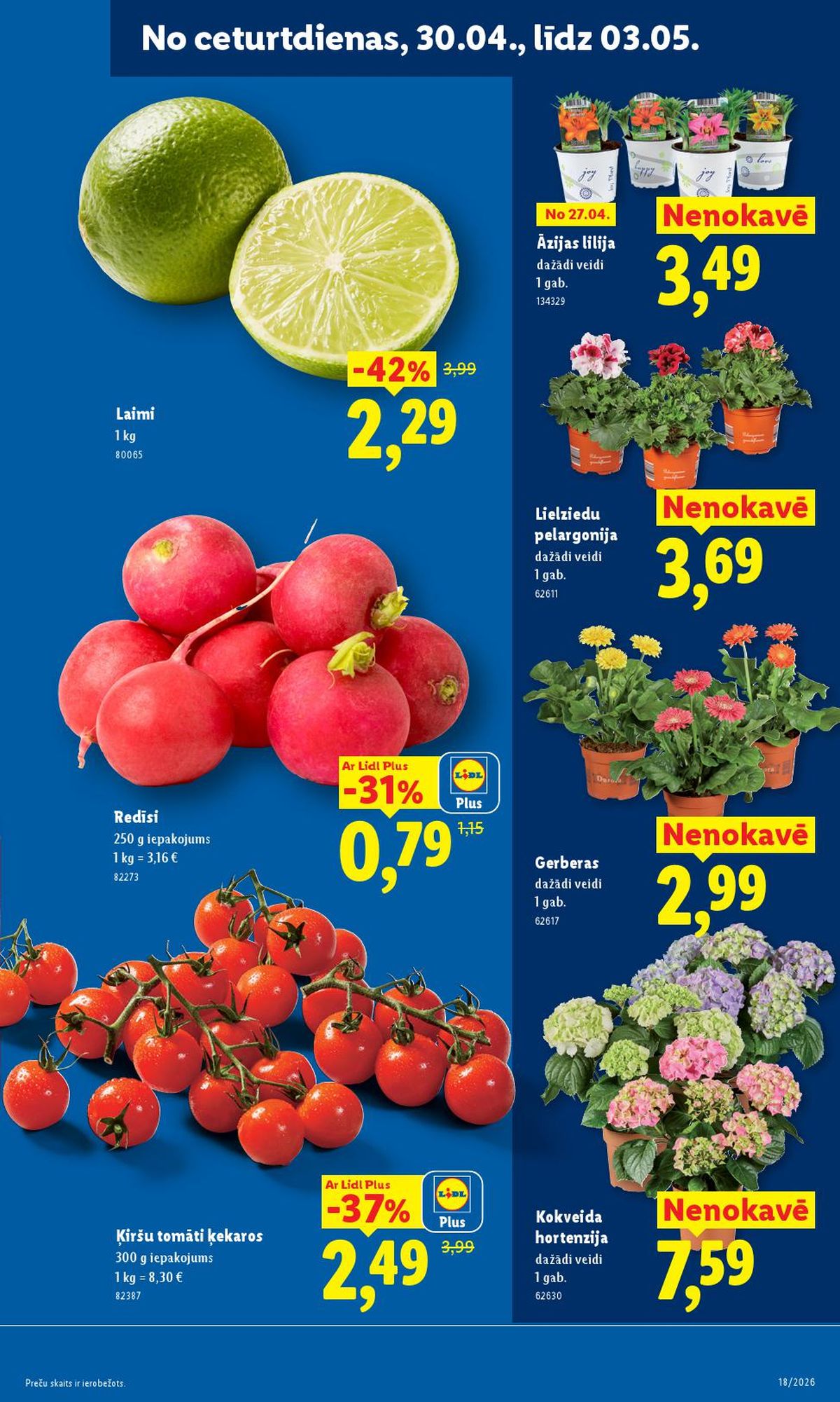 lidl - LIDL - Aktuālais akciju buklets (27.04.2026 - 03.05.2026) - page: 18