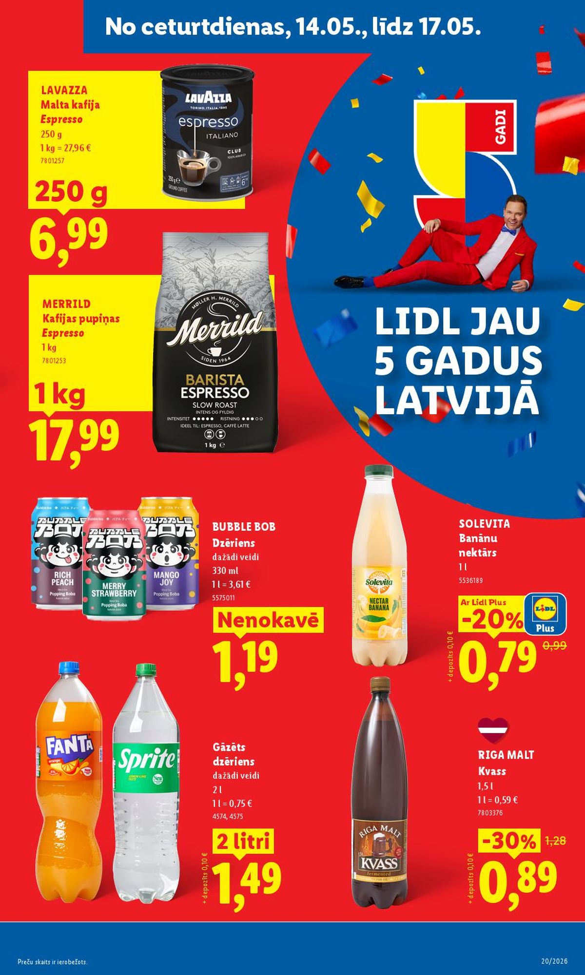 lidl - LIDL - Aktuālais akciju buklets (11.05.2026 - 17.05.2026) - page: 20