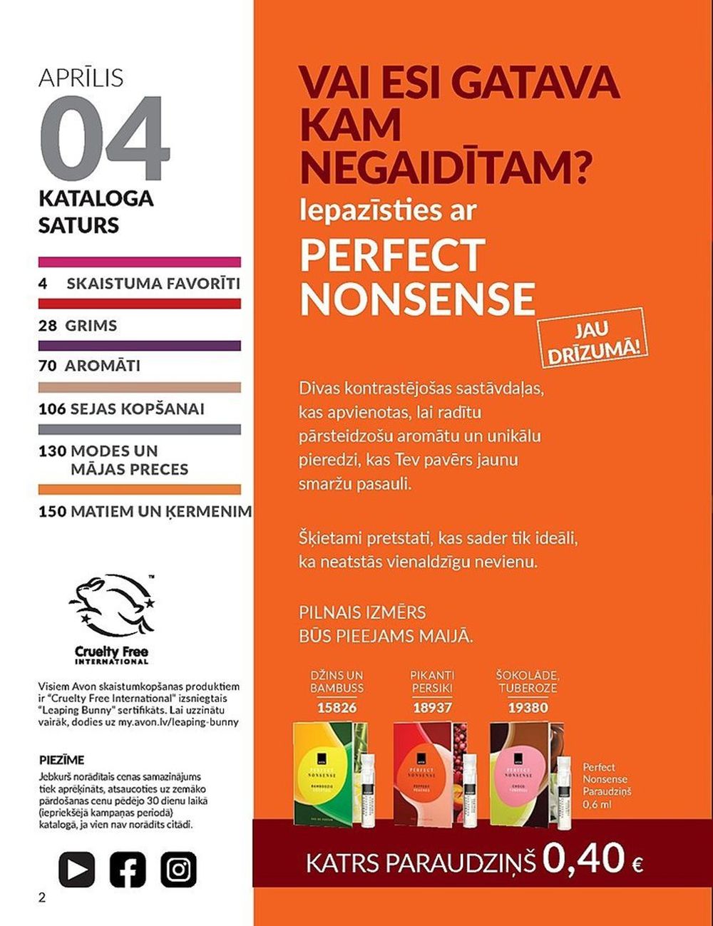 avon - AVON - Katalogs (01.04.2025 - 30.04.2025) - page: 2