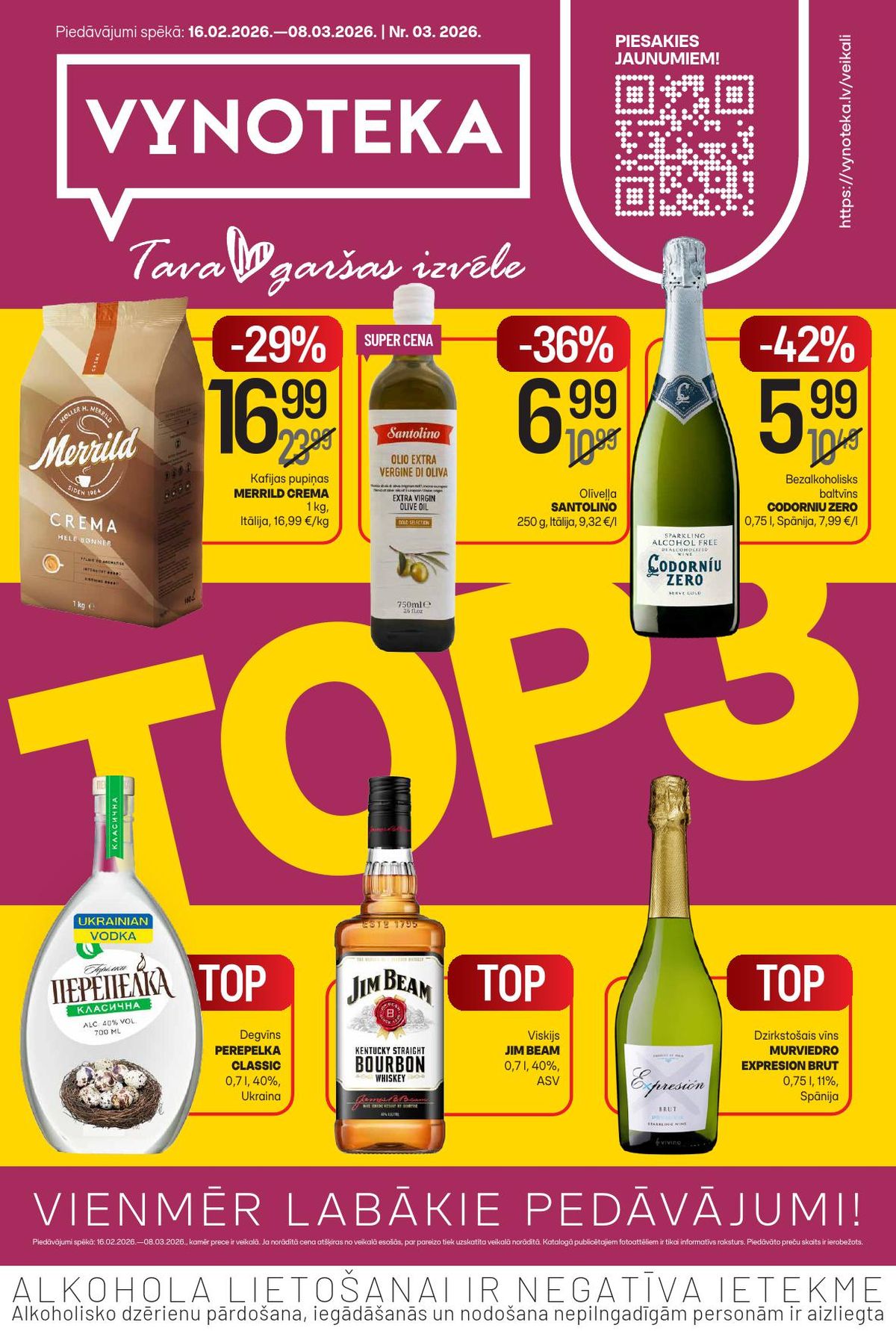 vynoteka - VYNOTEKA (16.02.2026 - 08.03.2026)