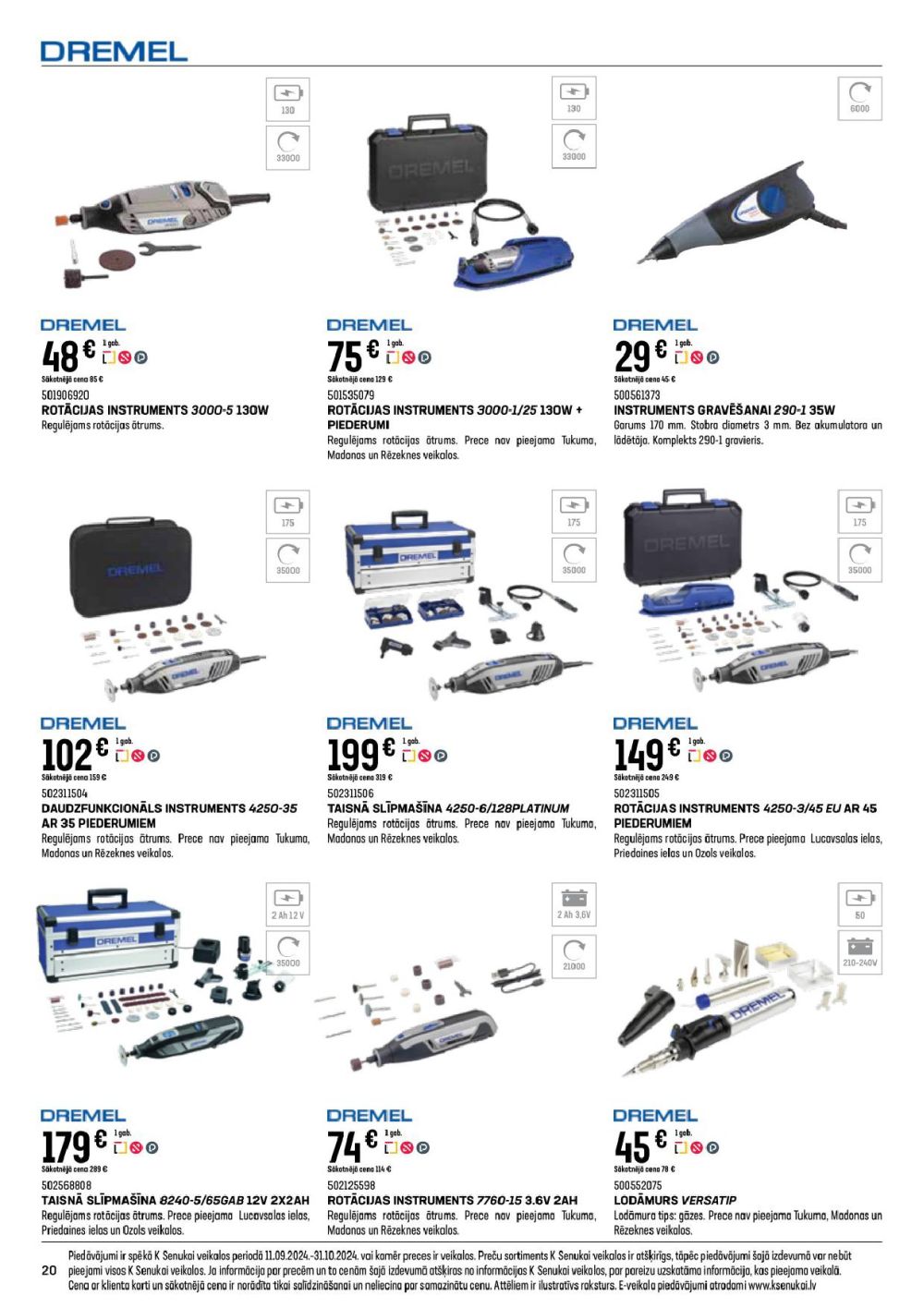 k-senukai - K SENUKAI - Instrumentu katalogs (11.09.2024 - 31.10.2024) - page: 20