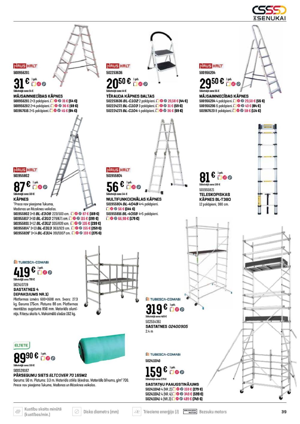 k-senukai - K SENUKAI - Instrumentu katalogs (11.09.2024 - 31.10.2024) - page: 39