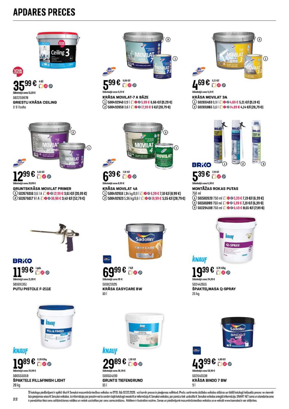 k-senukai - K SENUKAI (07.01.2026 - 02.02.2026) - page: 22