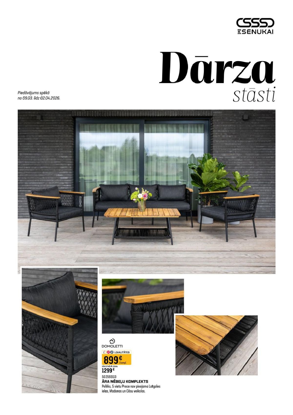 k-senukai - K SENUKAI - Dārza katalogs (09.03.2026 - 02.04.2026) - page: 1