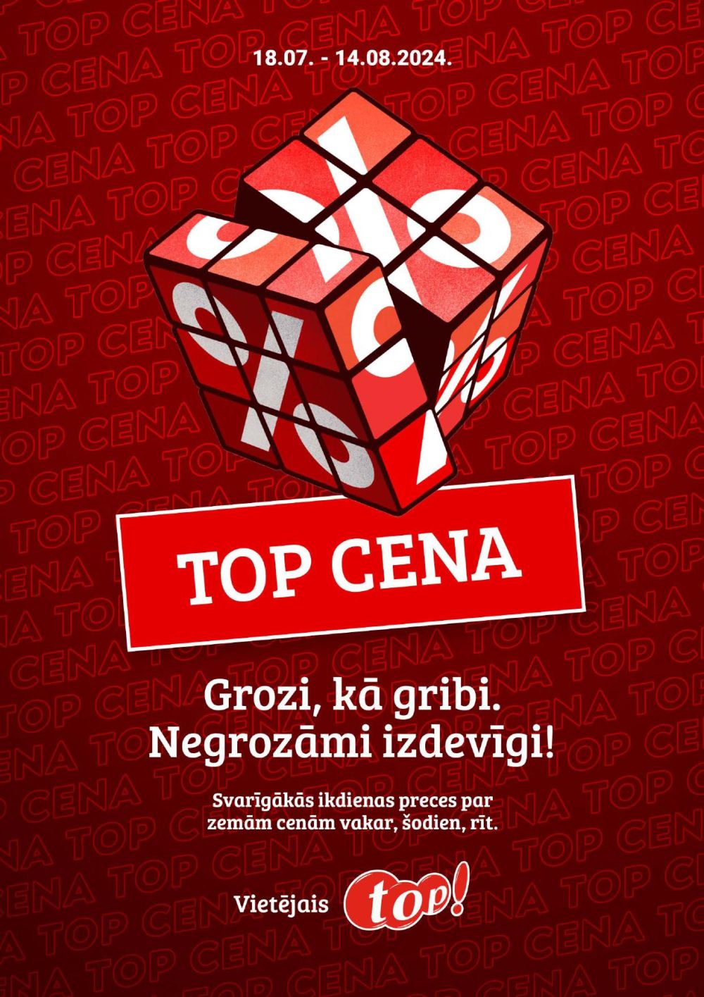 top - TOP! - TOP CENA buklets (18.07.2024 - 14.08.2024)