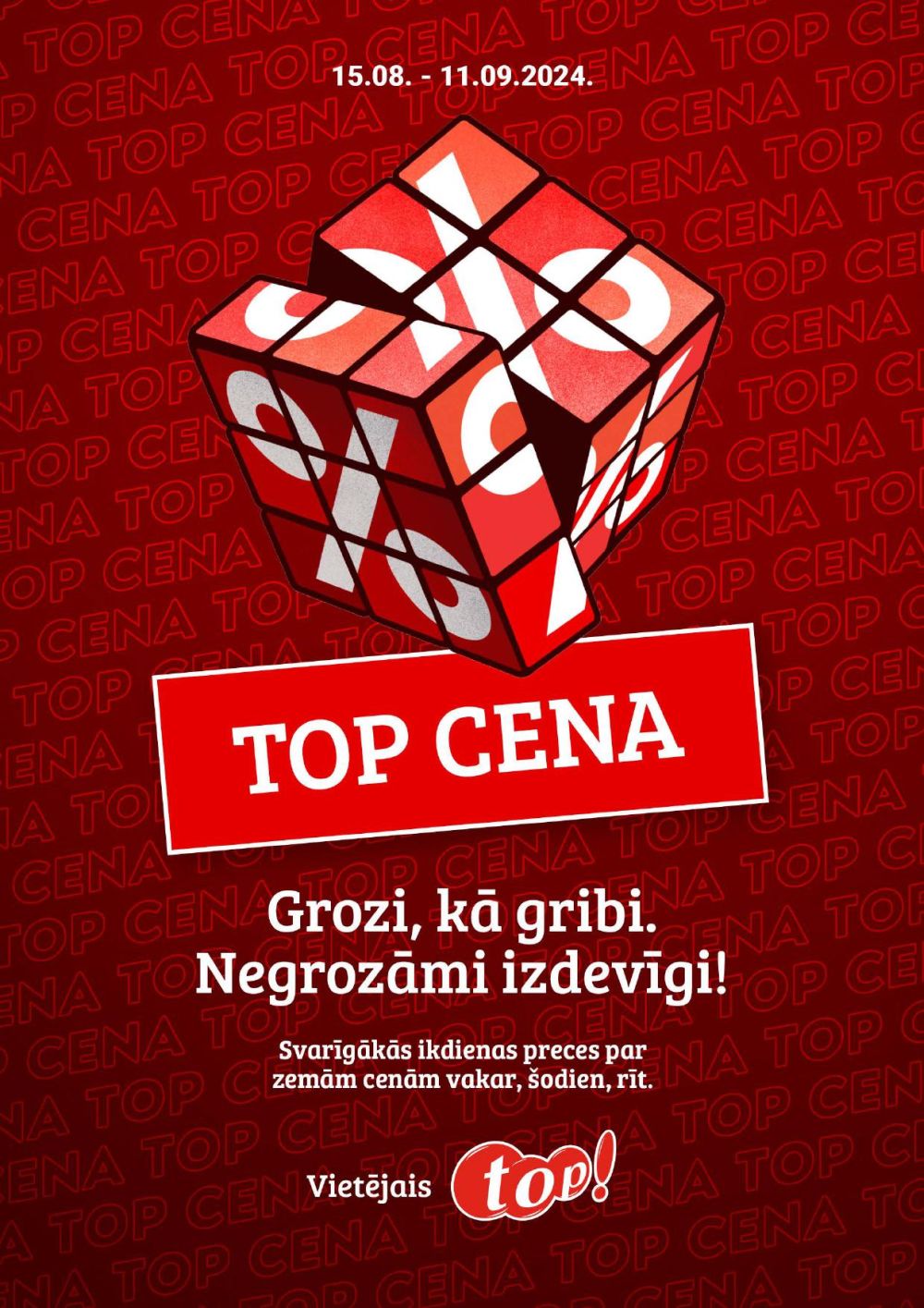 top - TOP! - TOP CENA buklets (15.08.2024 - 11.09.2024)